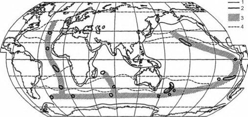 Гипотетическая схема фаунистического районирования сублиторали и верхней батиали